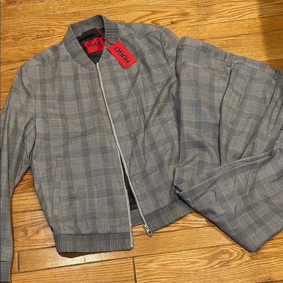 Hugo Boss Other - HUGO Men's Gray Checkered suit outfit